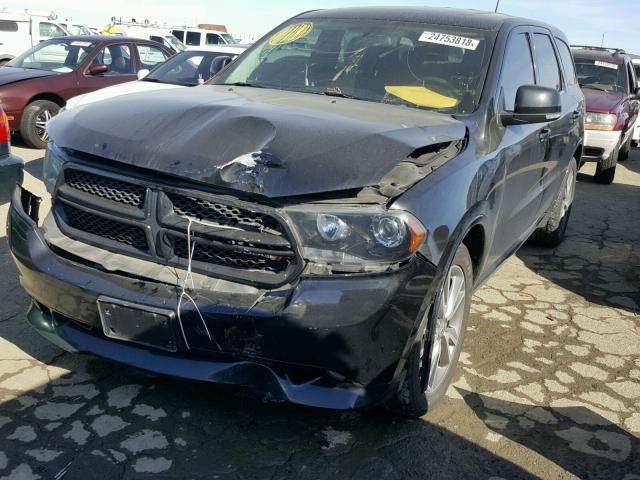 1C4SDJCT2DC688287 - 2013 DODGE DURANGO R/ BLACK photo 2