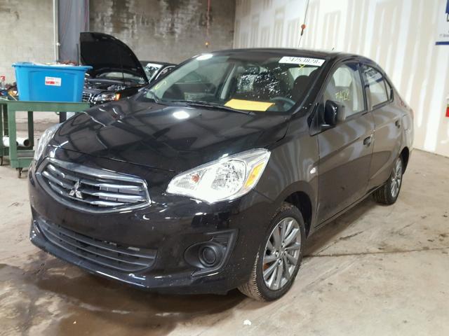 ML32F3FJ9JHF04063 - 2018 MITSUBISHI MIRAGE G4 BLACK photo 2