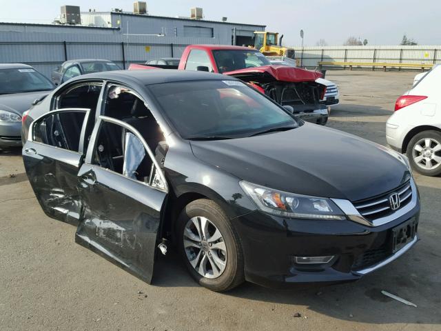 1HGCR2F38EA243493 - 2014 HONDA ACCORD LX BLACK photo 1