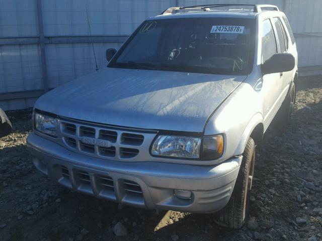 4S2CM58W2X4321195 - 1999 ISUZU RODEO S SILVER photo 2