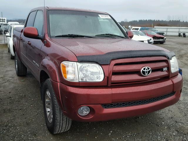 5TBDT48116S529792 - 2006 TOYOTA TUNDRA BURGUNDY photo 1