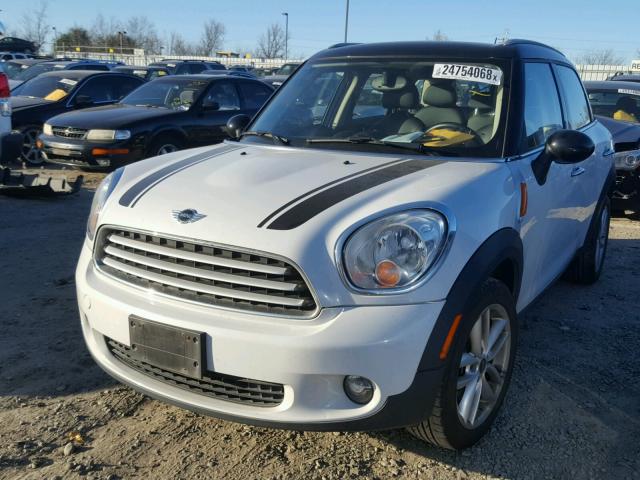 WMWZB3C56DWR36165 - 2013 MINI COOPER COU WHITE photo 2