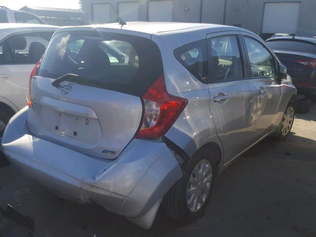 3N1CE2CPXEL389892 - 2014 NISSAN VERSA NOTE SILVER photo 4