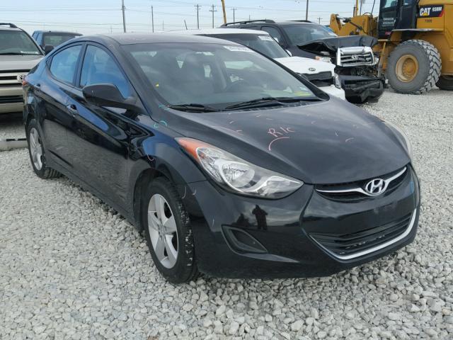 KMHDH4AE5BU100484 - 2011 HYUNDAI ELANTRA GL BLACK photo 1