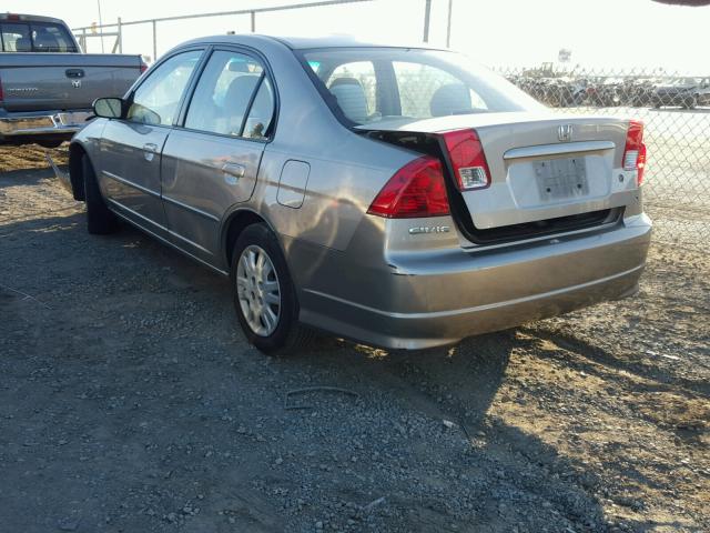 2HGES16524H579326 - 2004 HONDA CIVIC LX GOLD photo 3