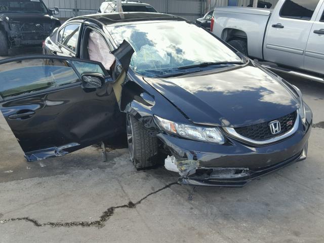 2HGFB6E51EH701162 - 2014 HONDA CIVIC SI BLACK photo 1