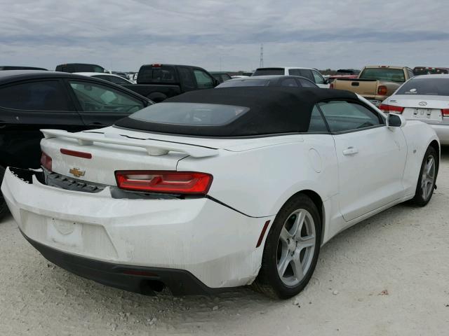 1G1FB3DS8G0187072 - 2016 CHEVROLET CAMARO LT WHITE photo 4