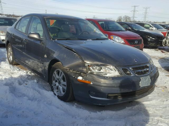 YS3FD49Y261103513 - 2006 SAAB 9-3 BASE GRAY photo 1