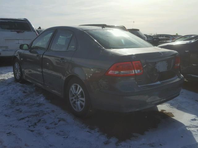 YS3FD49Y261103513 - 2006 SAAB 9-3 BASE GRAY photo 3