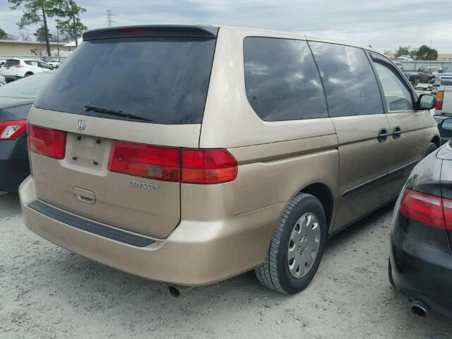 2HKRL18571H574183 - 2001 HONDA ODYSSEY LX TAN photo 4