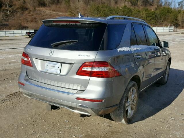 4JGDA2EB8CA057187 - 2012 MERCEDES-BENZ ML 350 BLU GRAY photo 4