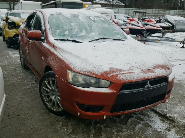 JA3AU86W09U017470 - 2009 MITSUBISHI LANCER GTS ORANGE photo 1