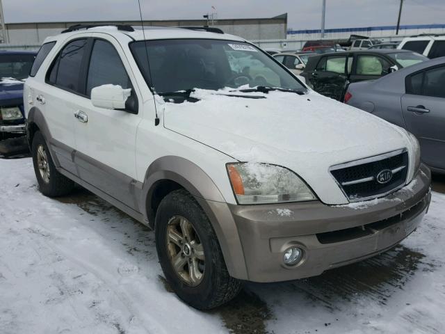 KNDJC733655365299 - 2005 KIA SORENTO EX WHITE photo 1