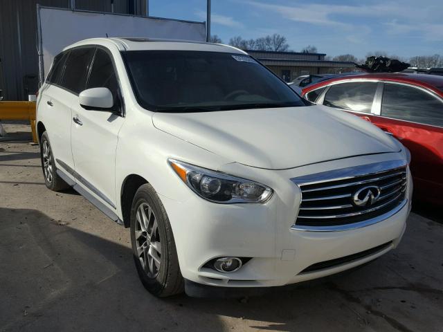 5N1AL0MN9DC312657 - 2013 INFINITI JX35 BASE WHITE photo 1