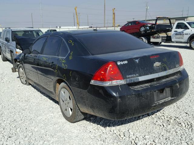 2G1WA5EK1A1194485 - 2010 CHEVROLET IMPALA LS BLACK photo 3
