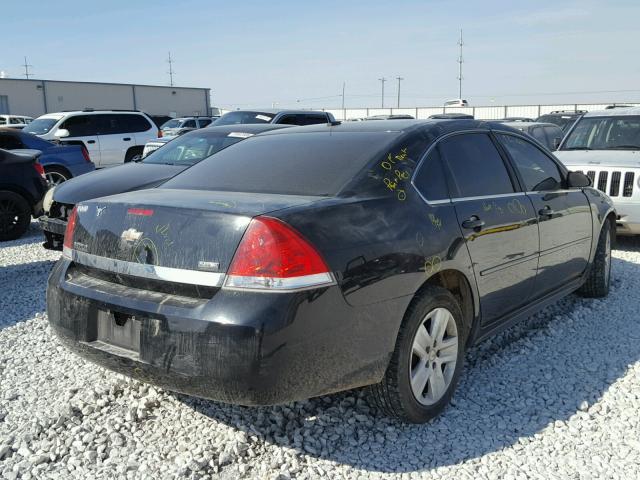 2G1WA5EK1A1194485 - 2010 CHEVROLET IMPALA LS BLACK photo 4