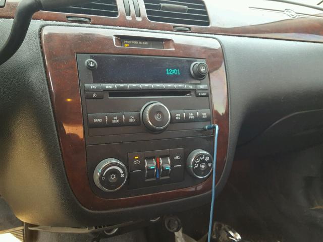 2G1WA5EK1A1194485 - 2010 CHEVROLET IMPALA LS BLACK photo 9