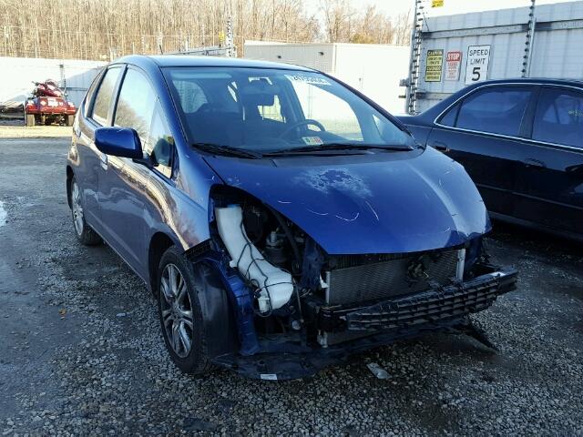 JHMGE876X9S023617 - 2009 HONDA FIT SPORT BLUE photo 1