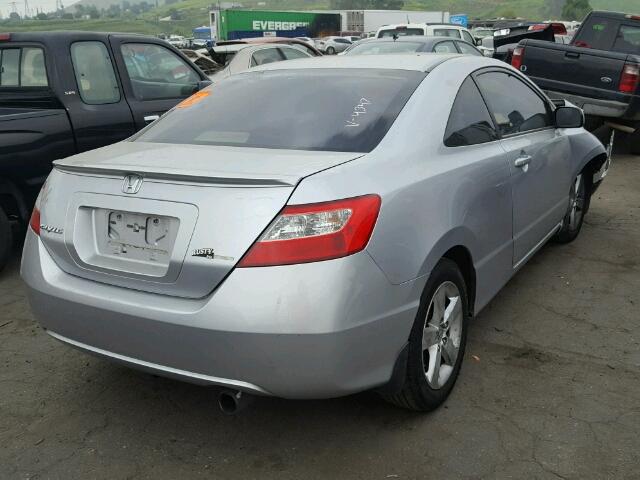 2HGFG12808H534347 - 2008 HONDA CIVIC EX 银色 照片 4