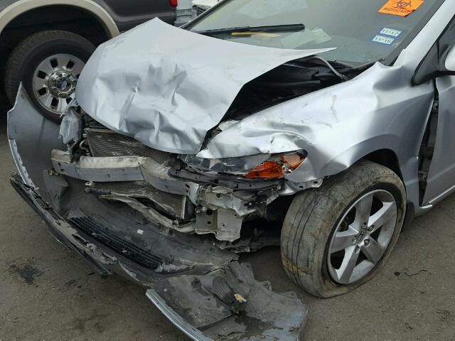 2HGFG12808H534347 - 2008 HONDA CIVIC EX SILVER photo 9