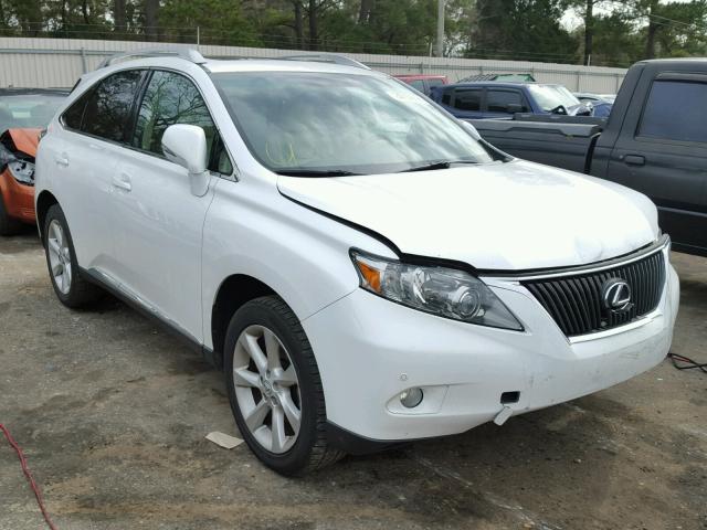 2T2ZK1BA2BC056958 - 2011 LEXUS RX 350 WHITE photo 1