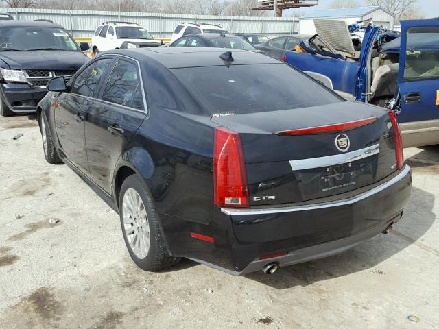 1G6DJ5ED1B0109550 - 2011 CADILLAC CTS PERFOR BLACK photo 3