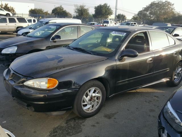 1G2NG52E44M576104 - 2004 PONTIAC GRAND AM S შავი ფოტო 2