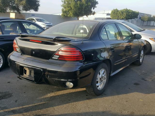 1G2NG52E44M576104 - 2004 PONTIAC GRAND AM S შავი ფოტო 4