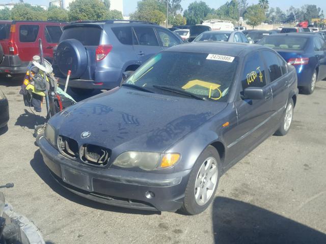 WBAEV33472KL77923 - 2002 BMW 325 I GRAY photo 2