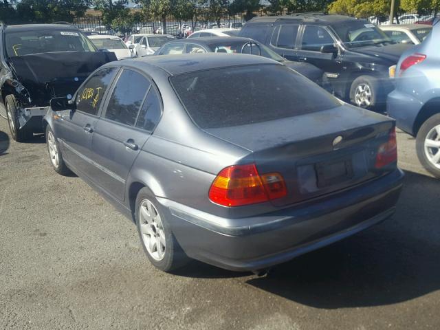 WBAEV33472KL77923 - 2002 BMW 325 I GRAY photo 3