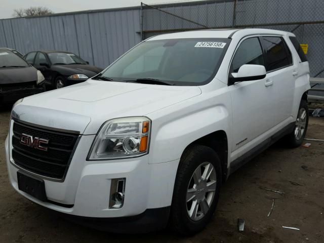 2CTALBEW1A6334555 - 2010 GMC TERRAIN SL WHITE photo 2