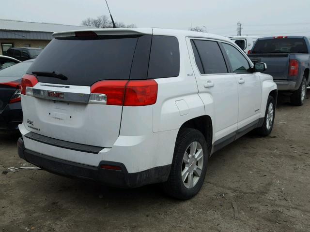 2CTALBEW1A6334555 - 2010 GMC TERRAIN SL WHITE photo 4