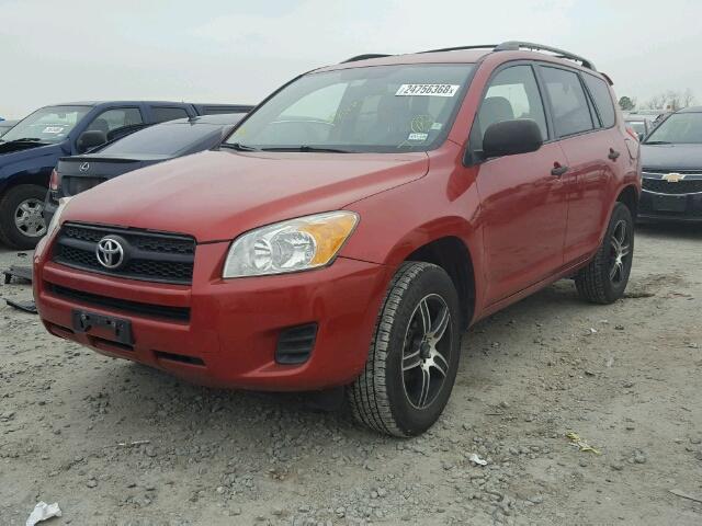 JTMZF33V29D003860 - 2009 TOYOTA RAV4 RED photo 2