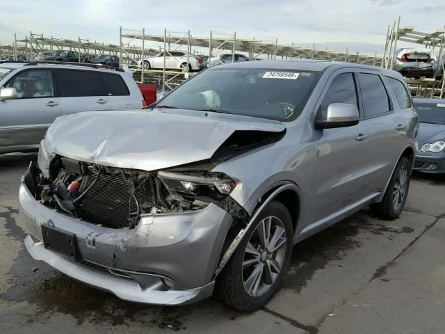 1C4RDJAG1DC698149 - 2013 DODGE DURANGO SX SILVER photo 2