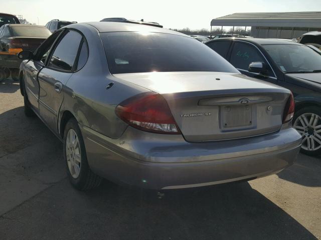 1FAFP53U66A217823 - 2006 FORD TAURUS SE GRAY photo 3