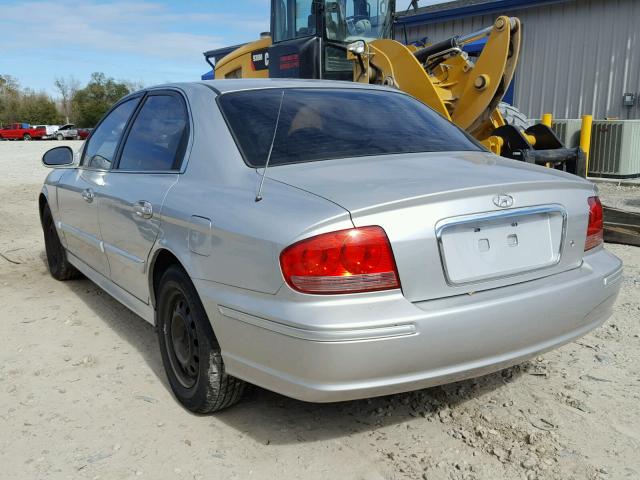 KMHWF25S94A986459 - 2004 HYUNDAI SONATA GL SILVER photo 3