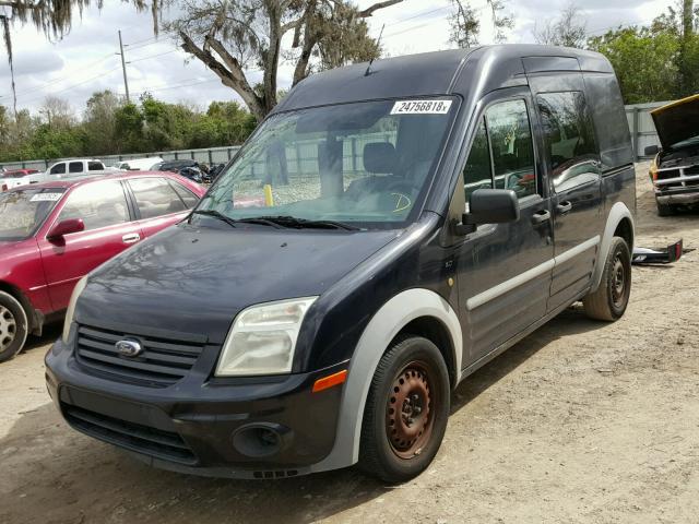 NM0KS9BN7AT021487 - 2010 FORD TRANSIT CO BLACK photo 2