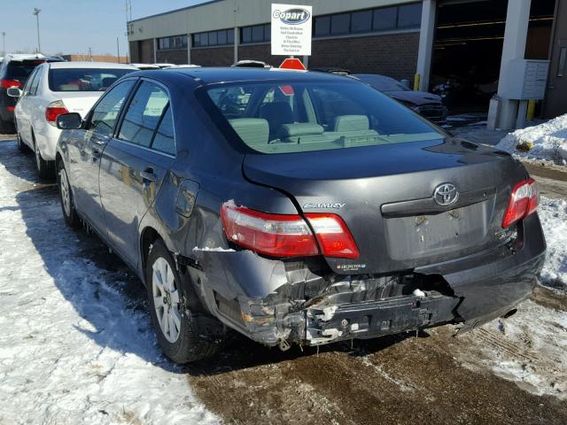 4T1BK46K97U502099 - 2007 TOYOTA CAMRY NEW GRAY photo 3