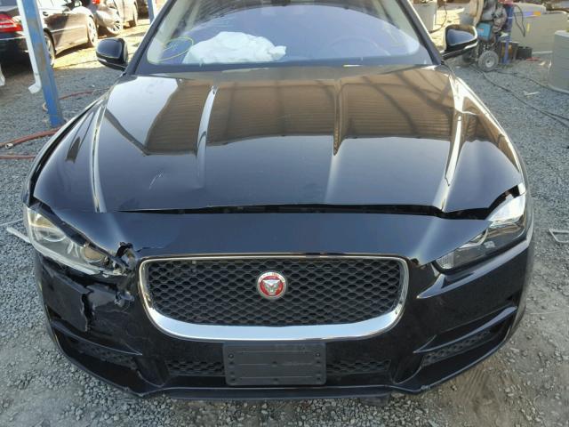 SAJAR4BG9HA967502 - 2017 JAGUAR XE BASE BLACK photo 9