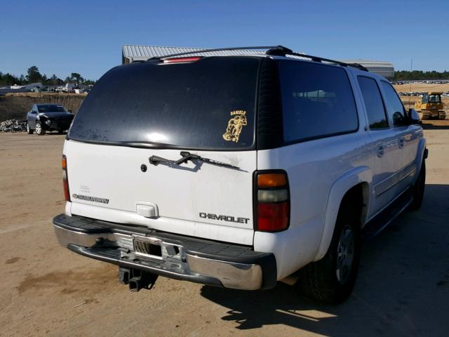 1GNEC16Z64J269149 - 2004 CHEVROLET SUBURBAN C WHITE photo 4