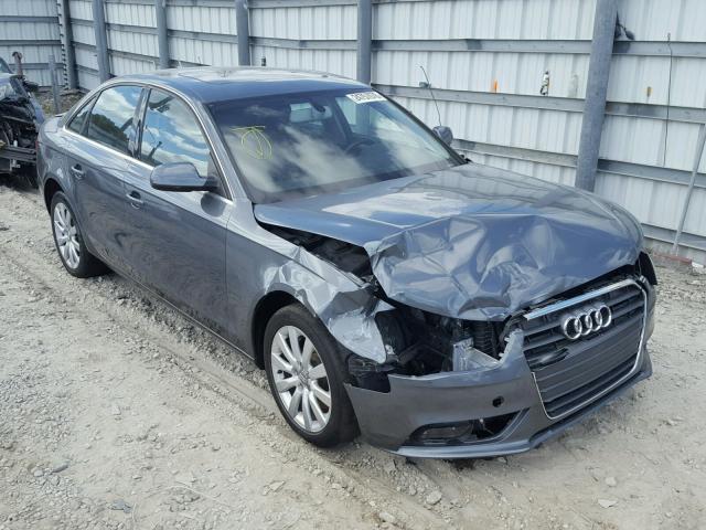 WAUAFAFL0DN046802 - 2013 AUDI A4 PREMIUM GRAY photo 1