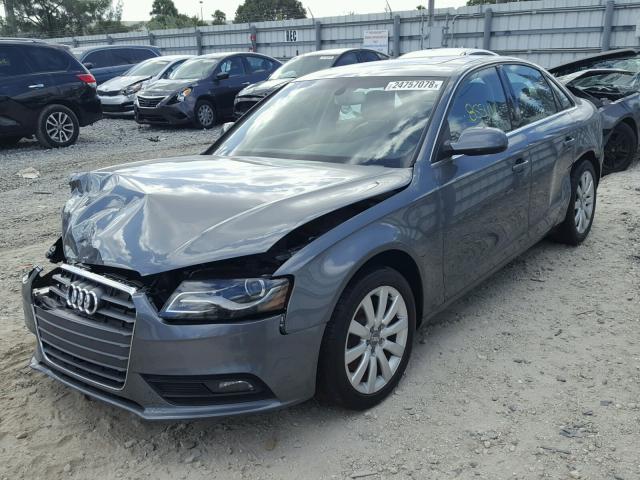 WAUAFAFL0DN046802 - 2013 AUDI A4 PREMIUM GRAY photo 2