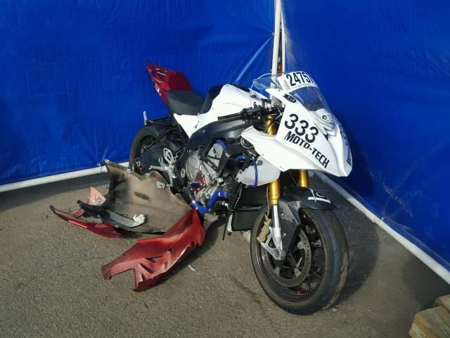 WB10D2109FZ352073 - 2015 BMW S 1000 RR WHITE photo 1