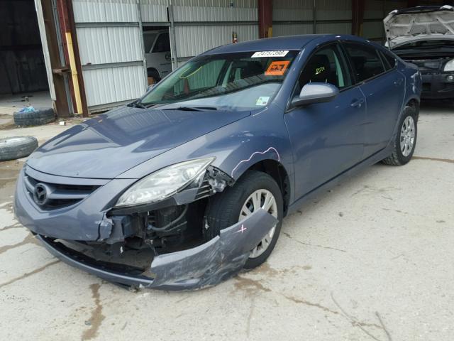 1YVHZ8BH2A5M56249 - 2010 MAZDA 6 I GRAY photo 2