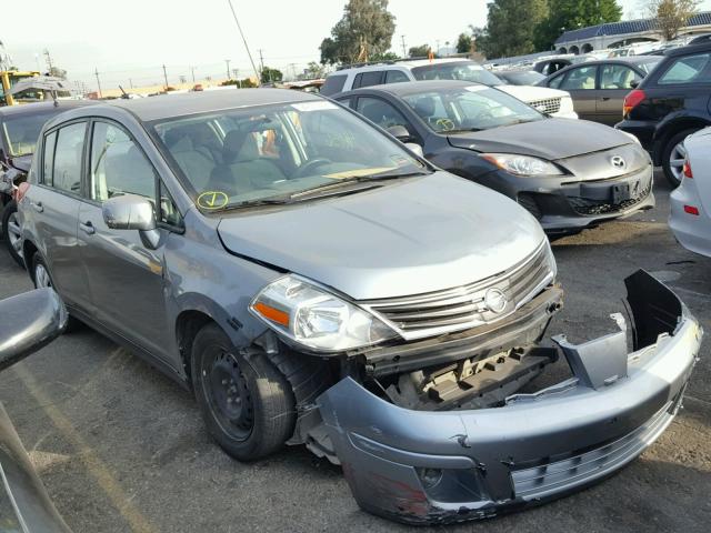 3N1BC1CP8CK809339 - 2012 NISSAN VERSA S GRAY photo 1