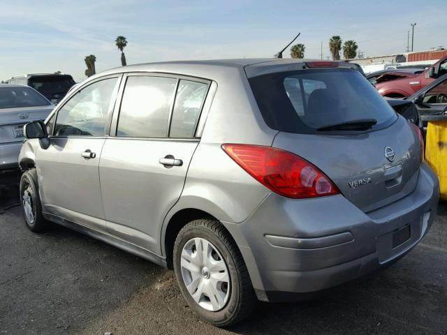 3N1BC1CP8CK809339 - 2012 NISSAN VERSA S GRAY photo 3