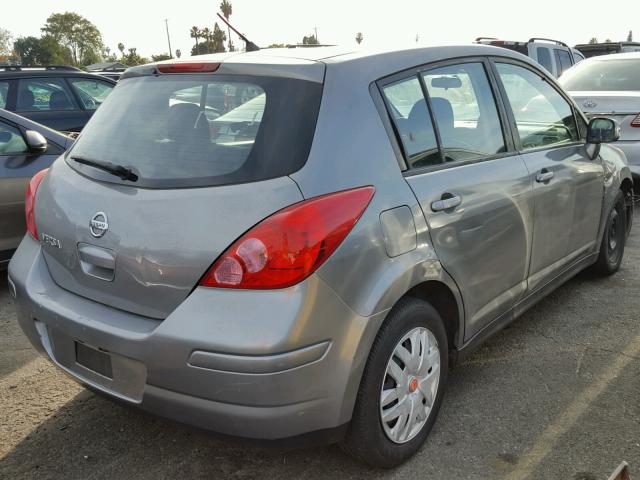 3N1BC1CP8CK809339 - 2012 NISSAN VERSA S GRAY photo 4