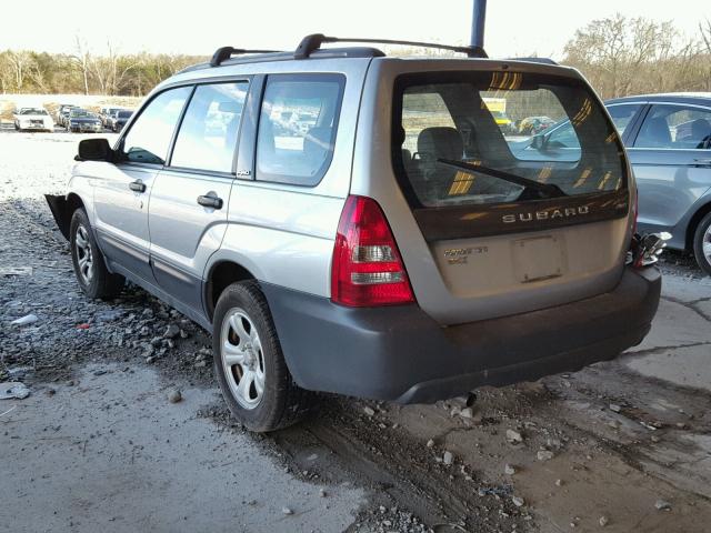 JF1SG63664H765265 - 2004 SUBARU FORESTER 2 SILVER photo 3