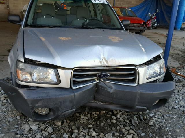 JF1SG63664H765265 - 2004 SUBARU FORESTER 2 SILVER photo 9