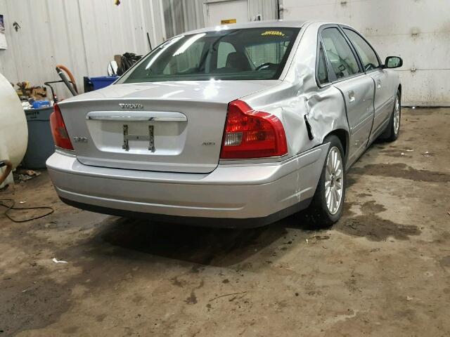 YV1TH592861441931 - 2006 VOLVO S80 2.5T SILVER photo 4